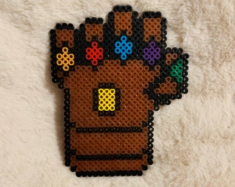 Thanos Infinity Gauntlet Perler - Etsy
