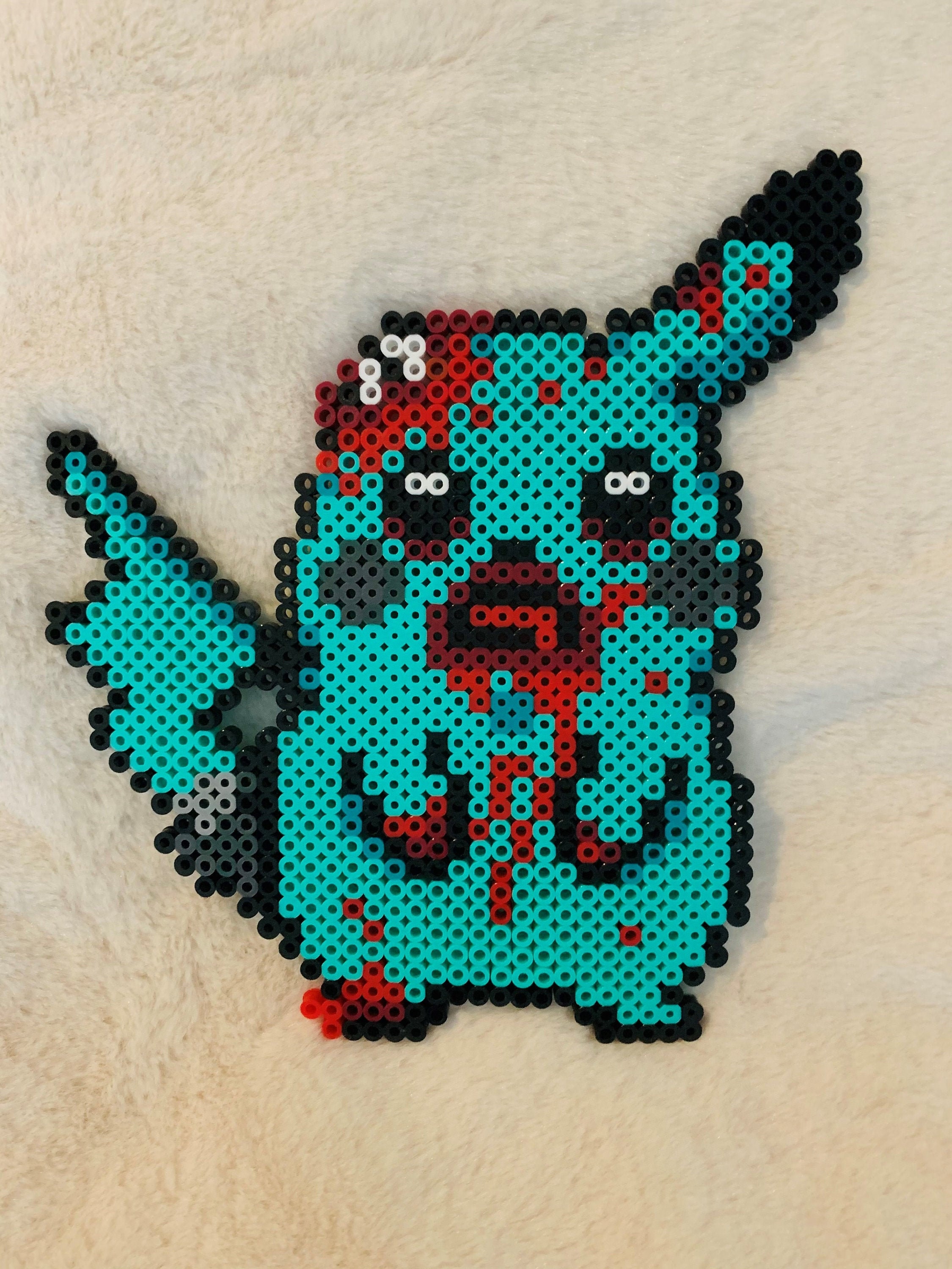 Zombie Pikachu Perler - Etsy