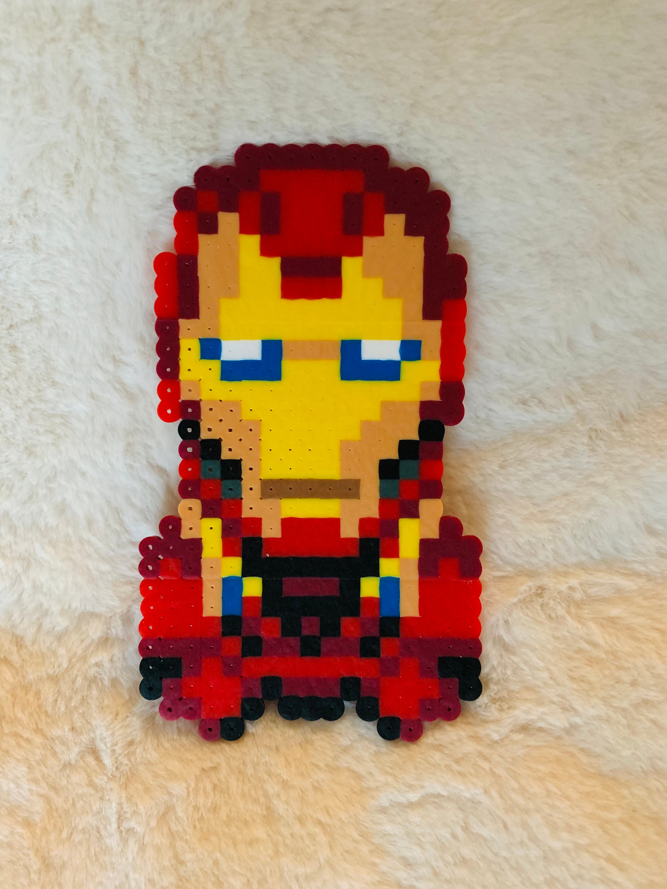 Iron man hama beads deals