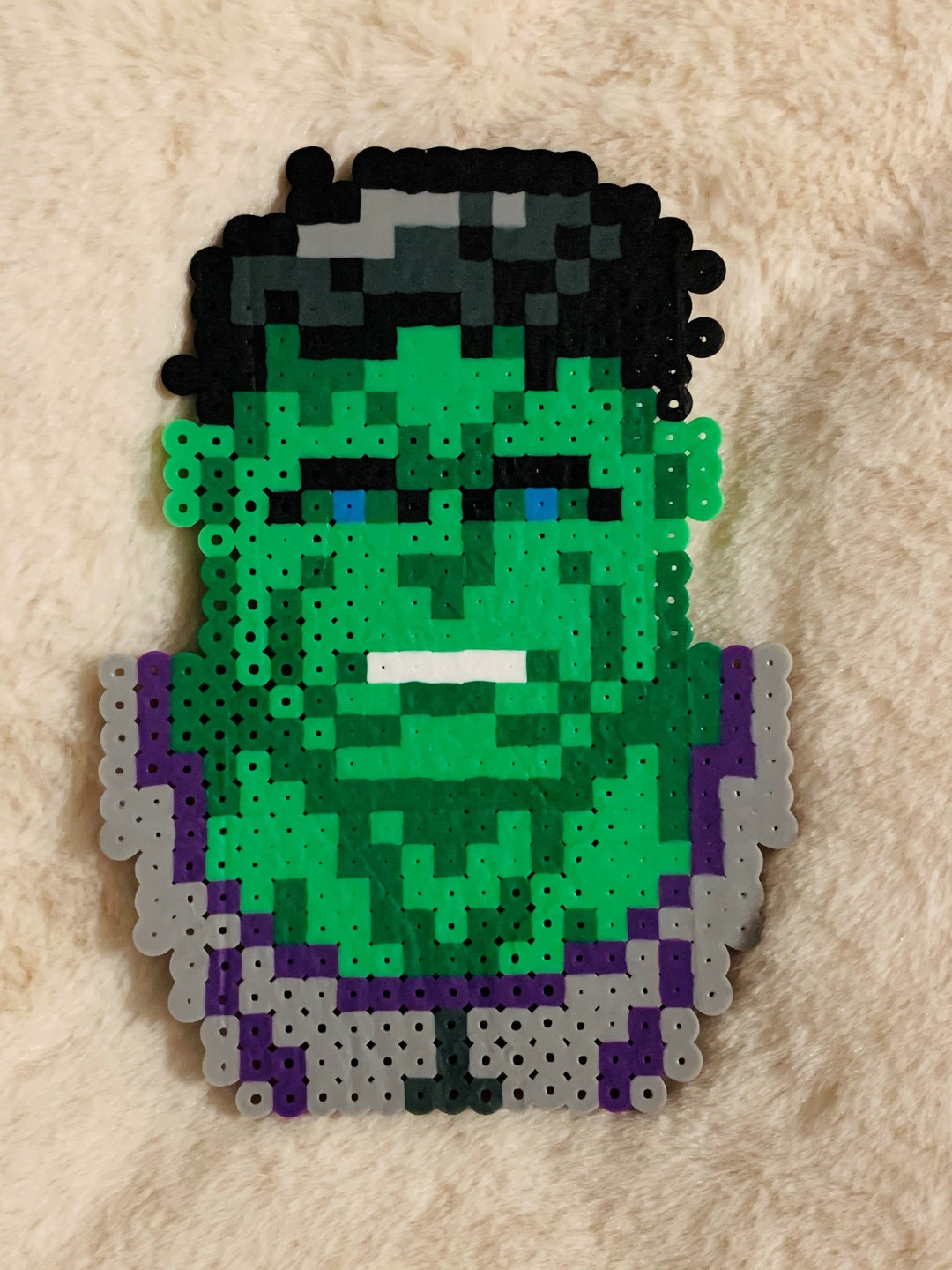 The Incredible Hulk Perler - Etsy