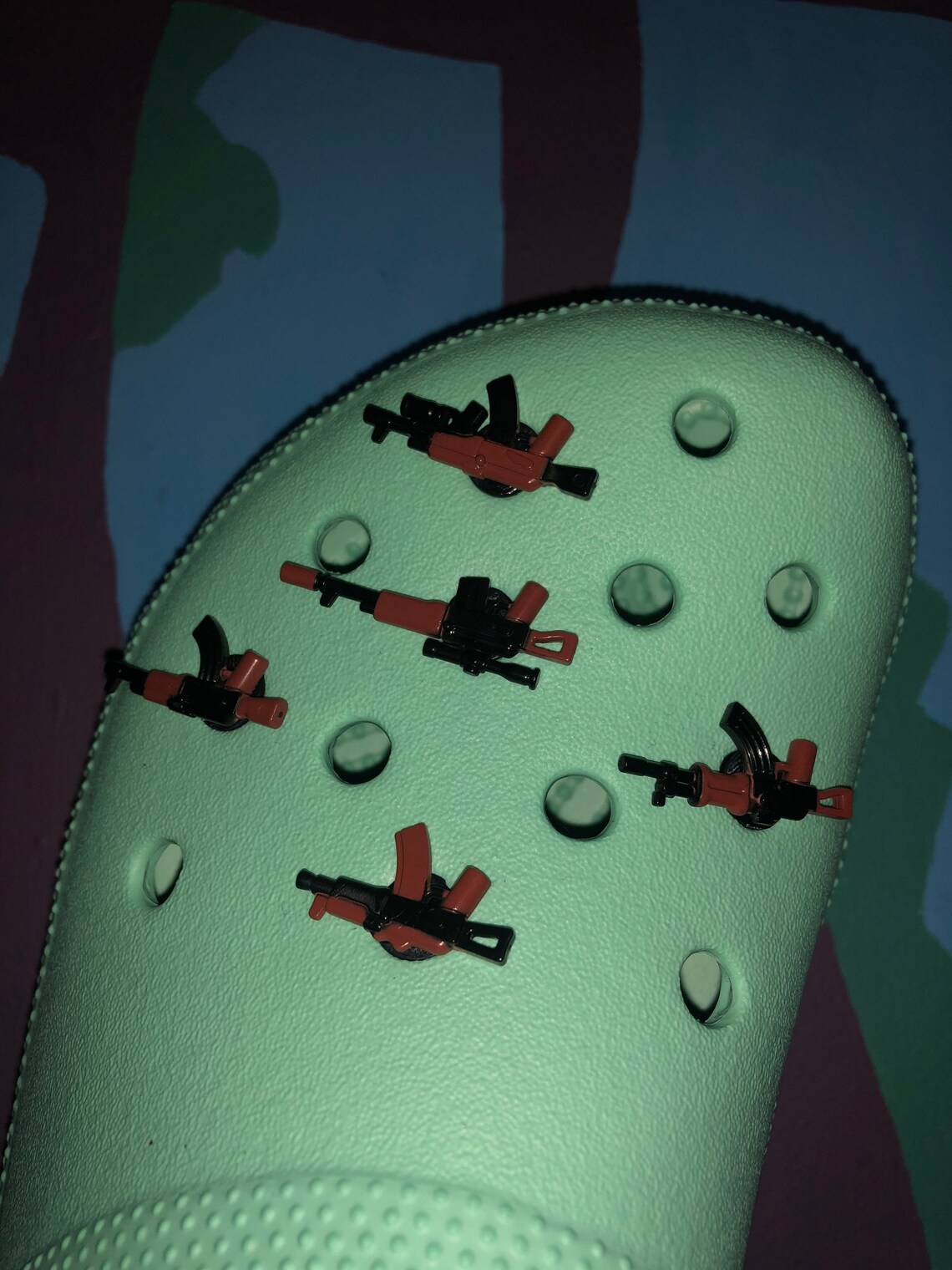 Gun Pieces for Crocs Etsy