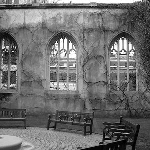 Wall Art - Black & White Photography, St. Dunstan&#39;s, London, Church, Serene