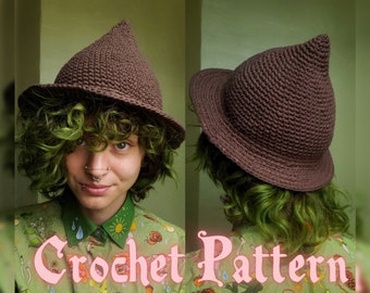 Sprite Cap Crochet Pattern - DIGITAL FILE not a finished hat