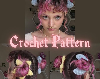 Star & Moon Bun Booper Crochet Pattern