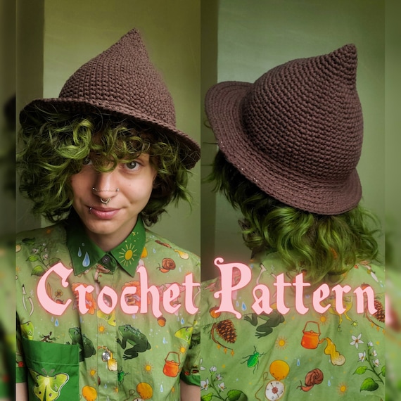 Sprite Cap Crochet Pattern - DIGITAL FILE not a finished hat