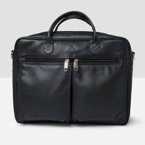 Sac de voyage pour ordinateur portable en cuir pleine fleur - Porte-documents cartable portefeuille pour ordinateur portable sac messager pour tablette pour homme et femme, meilleur cadeau de Saint-Valentin