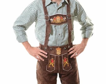 Oktoberfest Lederhosen German Costume German Outfit Tracht Bundhosen #BAYERN*
