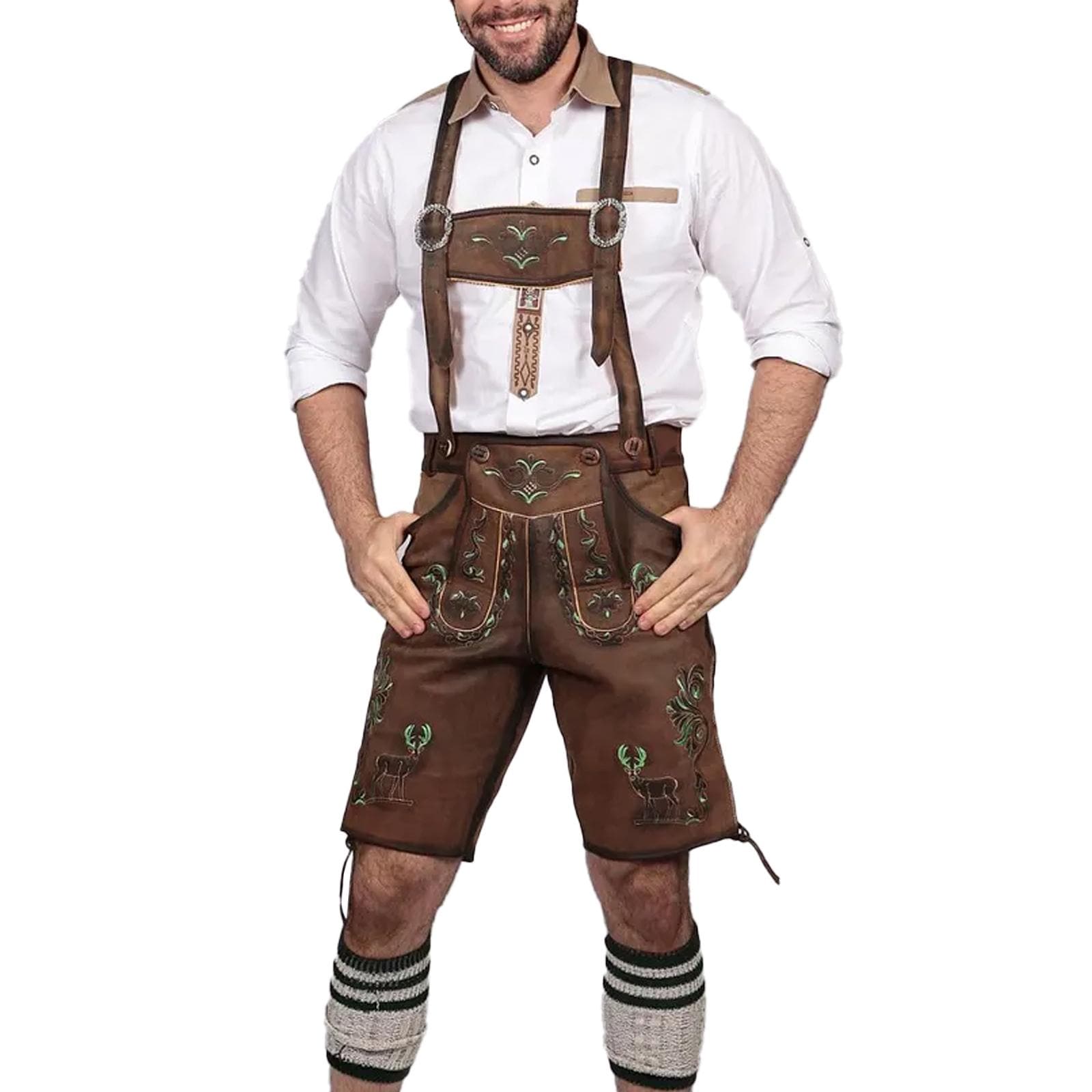 Men's Oktoberfest Lederhosen, German Costume, German Outfit, Tracht — free download