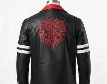 Prototype Game Cosplay Jacket Prototype Game Inspire Leather Jacket Alex Mercer Handmade Gothic Style