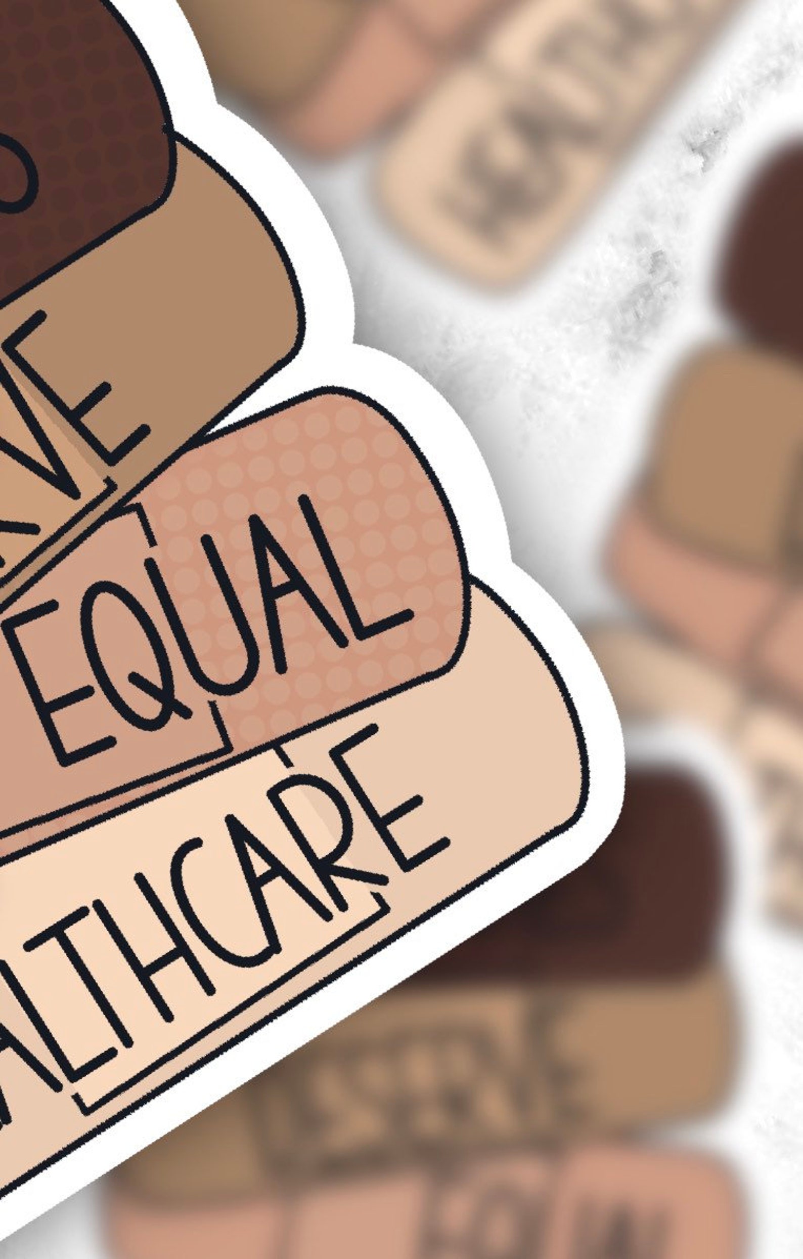 All bodies deserve equal healthcare pride month sticker | Etsy