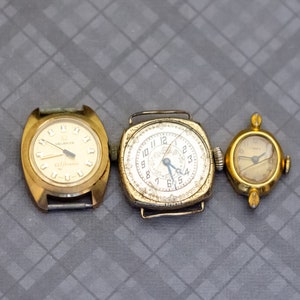 Vintage Three Individual Intricate Classic Watches - G47