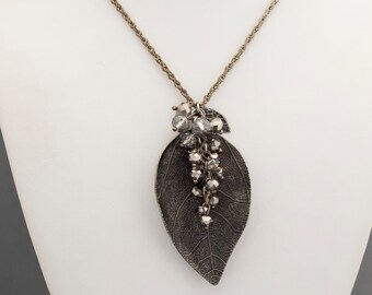 ◆VINTAGE HOLLYWOOD◆ Twist Leaf Chain Necklace VH2379NE007B ☆関税込☆VINTAGE HOLLYWOOD☆Twist Leaf Chain Necklace☆