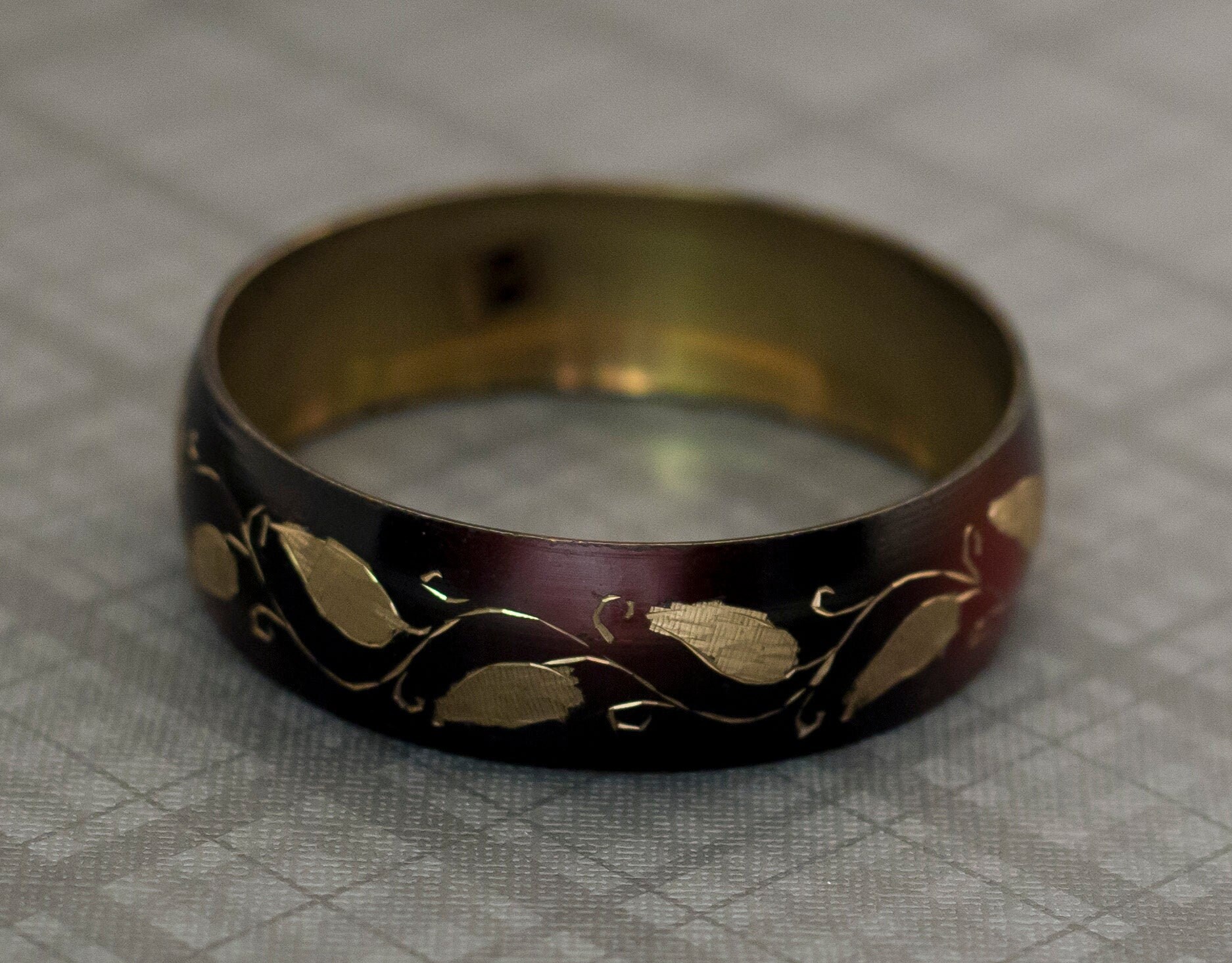 Vintage Gothic Black Bangle Bracelet 8 Inches G16 - Etsy UK