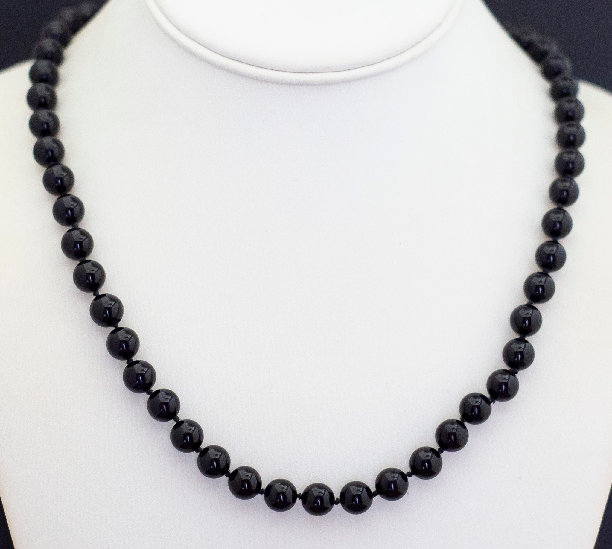 Bead the Night Black Beaded Necklace, 36 Inch - G38 - Etsy