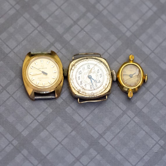 Vintage Three Individual Intricate Classic Watches