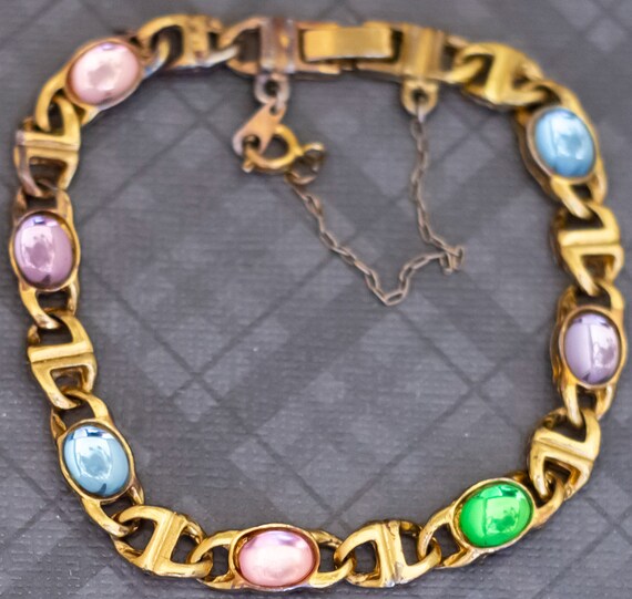 Bracciale Petit Joli In Oro 18 Carati Con Gemme Blu Pasquale Bruni - Foto 4