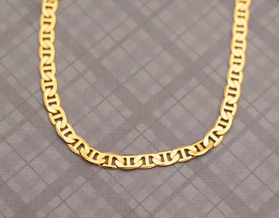 Vintage Plain Golden Chain Necklace by Avon, 22 i… - image 1