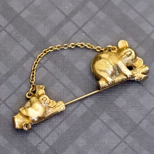 Vintage Adorable Koala Stick Pin by Avon, G40