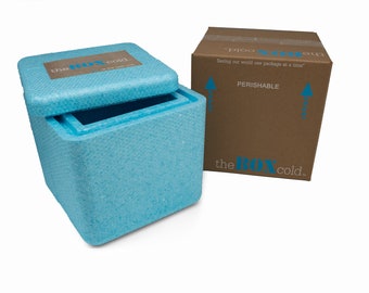 EPE USA Insulated Cold Shipping Box with Foam Cooler Reusable, Recyclable, and Multi-Purpose, theBOXcold