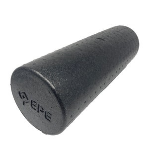 EPE USA High Density 18&quot; Black Foam Roller for Exercise, Yoga, Muscle Back Pain Massage