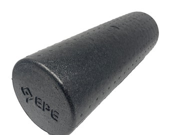 EPE USA High Density 18&quot; Black Foam Roller for Exercise, Yoga, Muscle Back Pain Massage