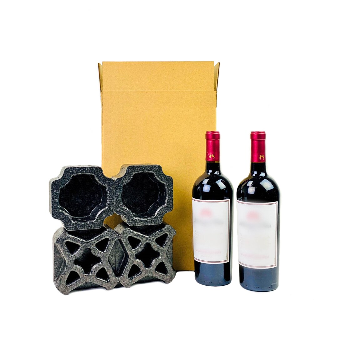 Sustainable Universal Wine Bottle Shipping Box Packaging Etsy
