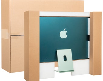 EPE USA Apple iMac 24” Desktop Computer Shipping Box, theBOXlarger