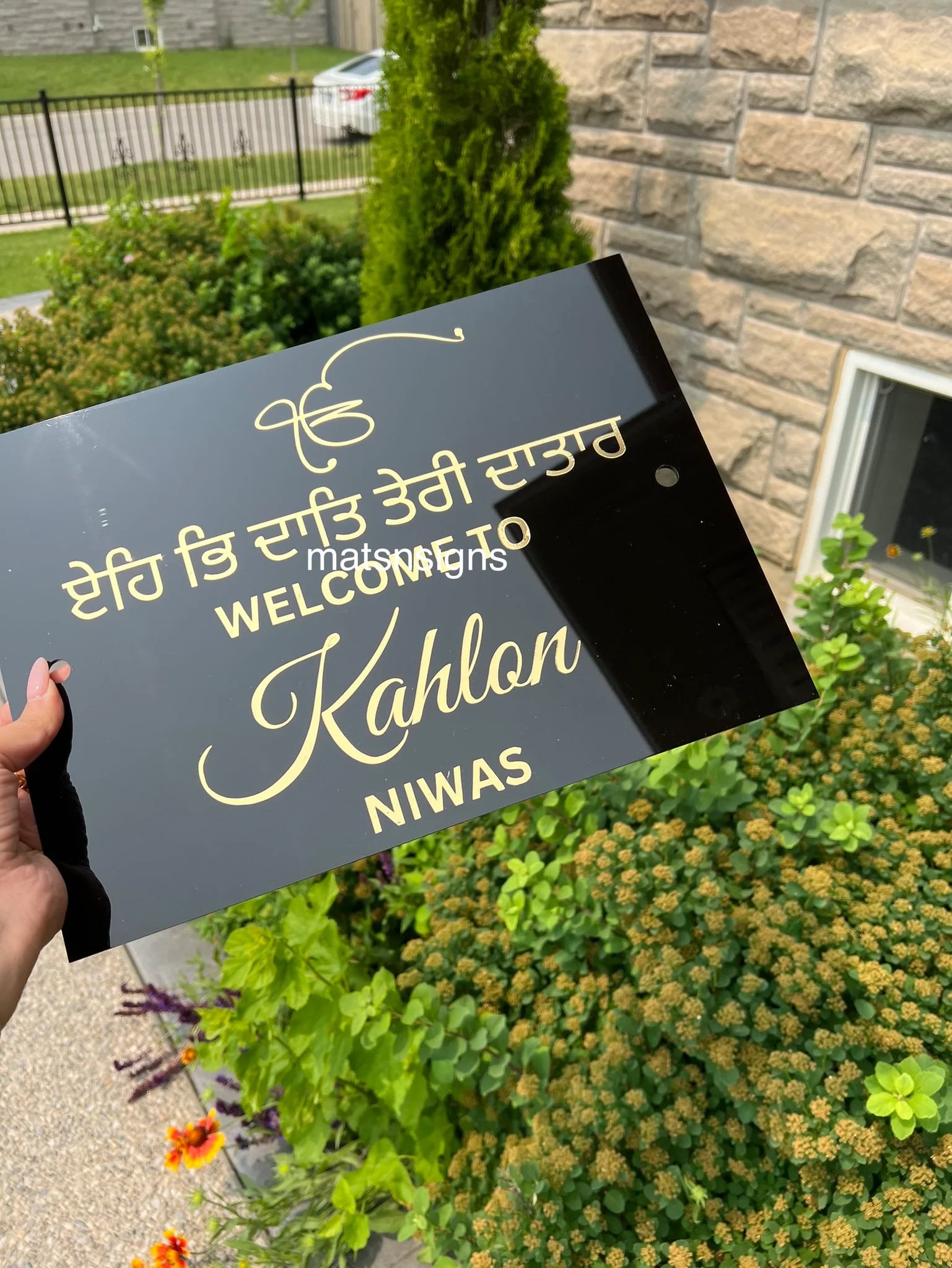 Plaque D'immatriculation Personnalisée - Singh Punjabi Khalsa Jatt - DOAB Pendjab