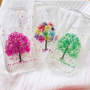 Handmade Resin Pressed Flower iPhone 17 / 17 Pro / 17 Pro Max Case, Custom iPhone 16 / 16 Pro / 16 Pro Max Case