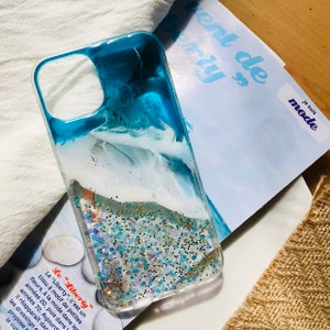 Ocean Style iPhone Case, Handmade Beach iPhone iPhone 16 15 14 Plus 13 Pro Max iPhone 12 Mini iPhone XR iPhone 7 8 Plus iPhone XS Max