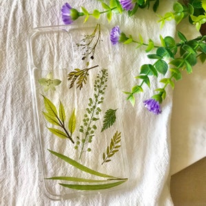 Pressed Flower iPhone Samsung Case, iPhone 16 Pro Max, iPhone 14 Plus 13 Pro Max Mini iPhone XR iPhone 7 8 Plus iPhone XS Max