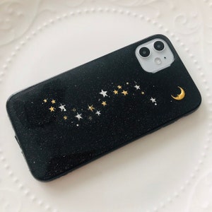 Holographic Glitter Stars iPhone Case, iPhone 14 Plus 13 Pro Max iPhone 12 Mini iPhone XR iPhone 7 8 Plus iPhone XS Max