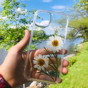Pressed Flower iPhone Samsung Case, iPhone 16 Pro Max, iPhone 14 Plus 13 Pro Max Mini iPhone XR iPhone 7 8 Plus iPhone XS Max