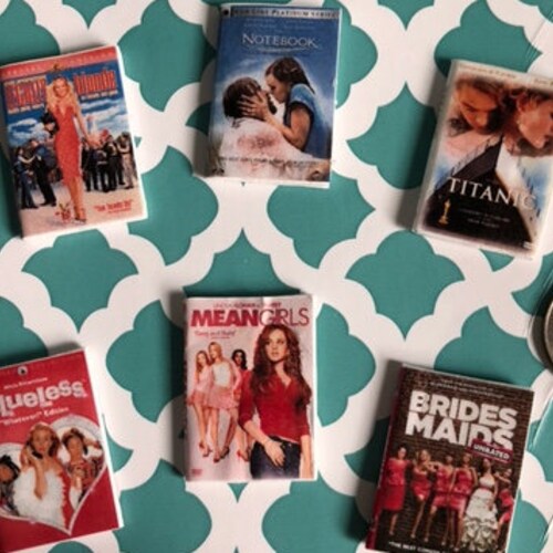 1:6 Miniature Printable Dvds Openable or Just Covers With Box - Etsy