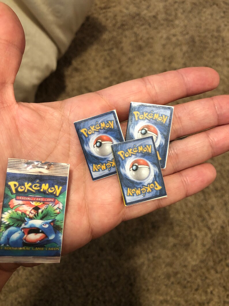 Miniature Pokemon Cards | Etsy