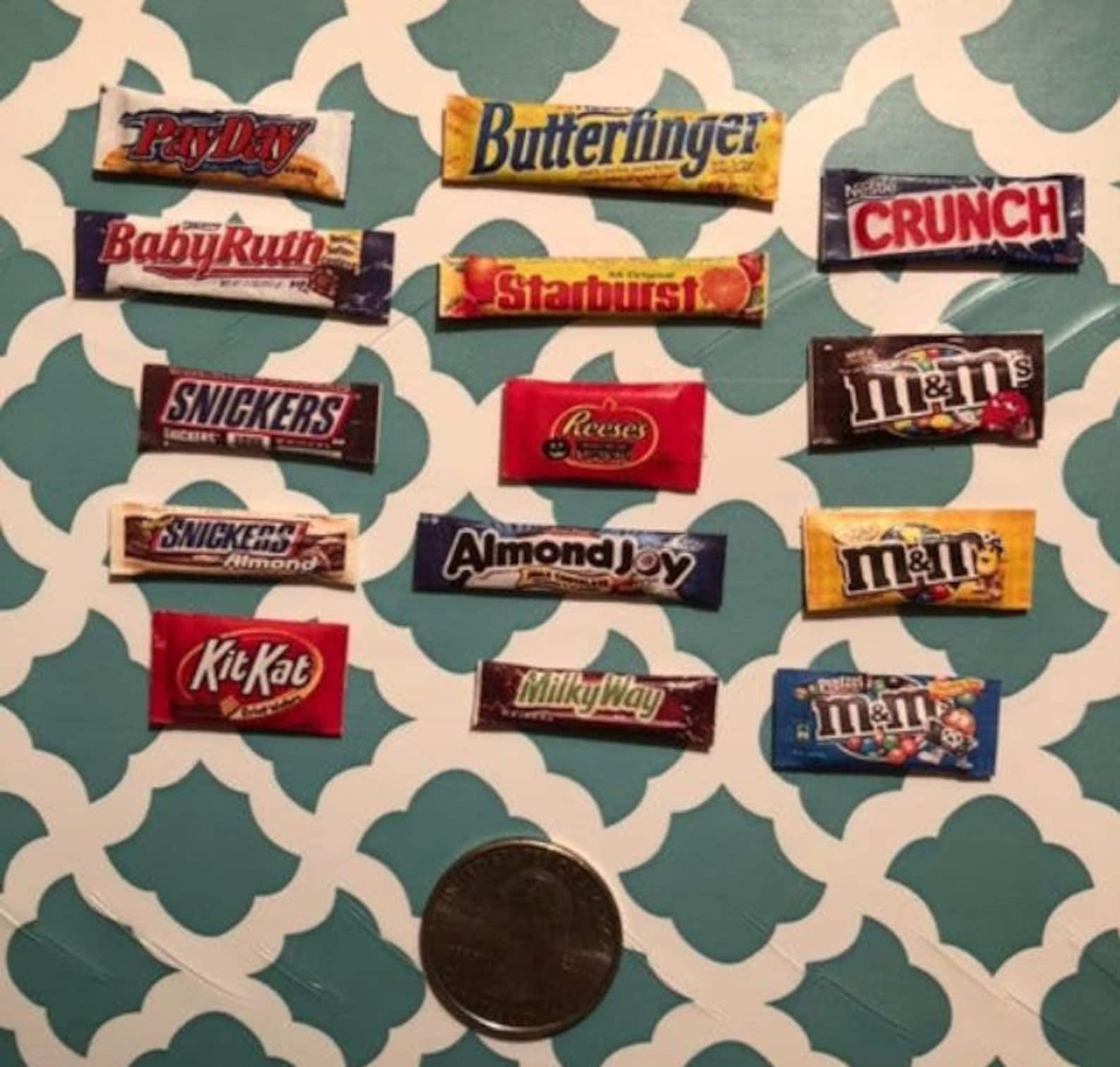 Miniature Candy Bars Etsy