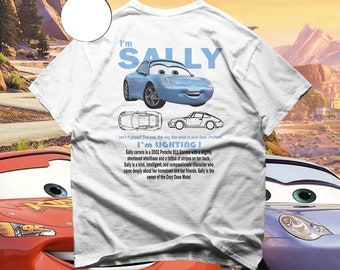 Camiseta limitada de Sally - Camiseta de fan de Sally y McQueen - Camiseta de la película Cars - Camisa McQueen - Camisas de pareja - Camiseta de coche vintage