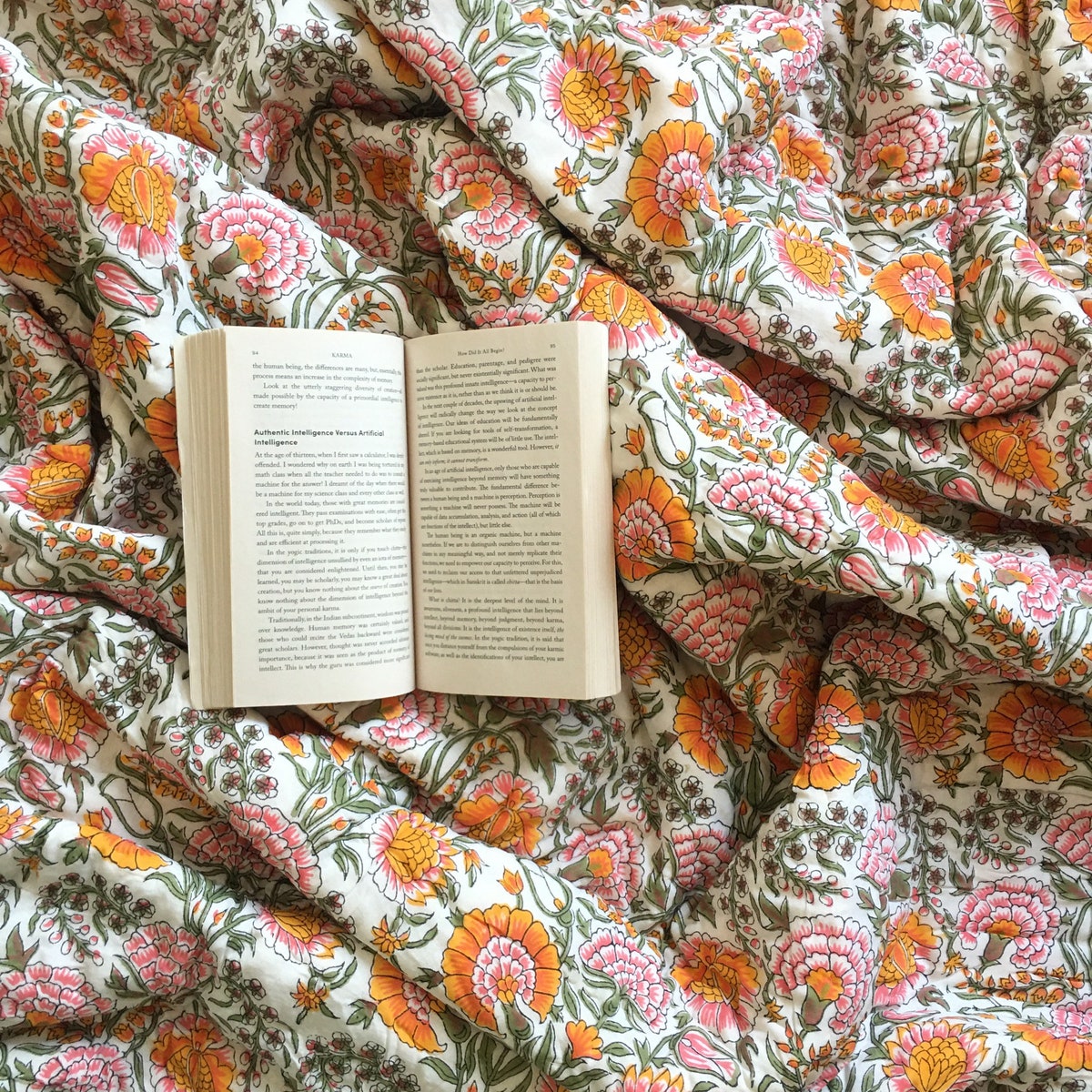 Indian Reversible Yellow Orange Green Twin Quilt,jaipuri Razai/christmas Gift Soft Quilt/handblock Print Quilt/jaipuri Quilt/twin Size Quilt - Etsy