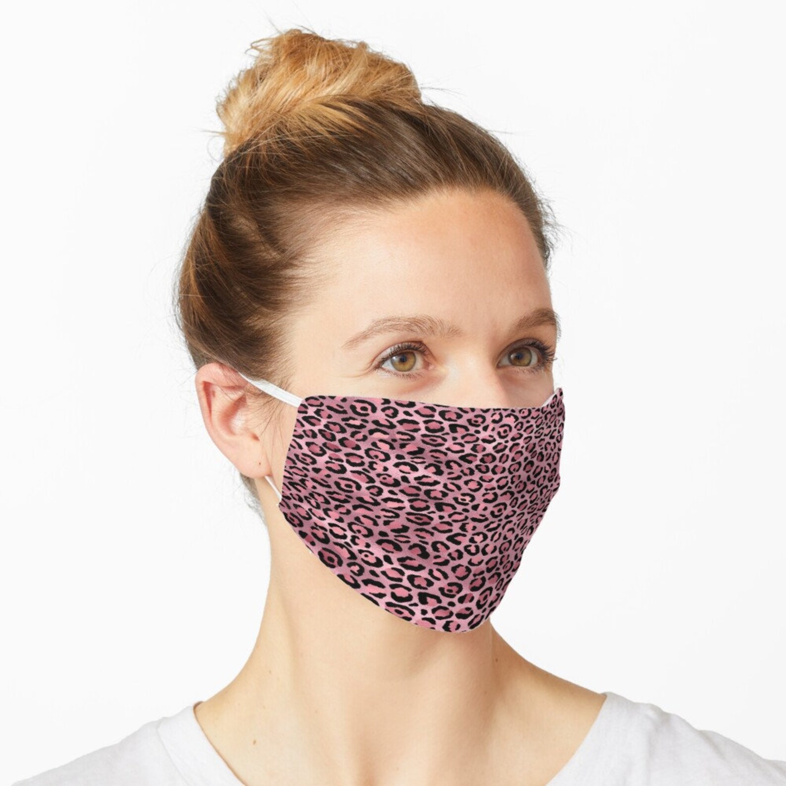 Pink Leopard Spots Face Mask Washable Face Mask Etsy