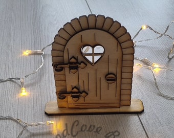 Christmas elf Door | wooden magic door