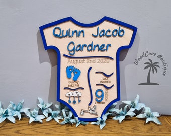 Baby shower Gift | Baby Announcement Signs Boys | Nursery Boys Sign