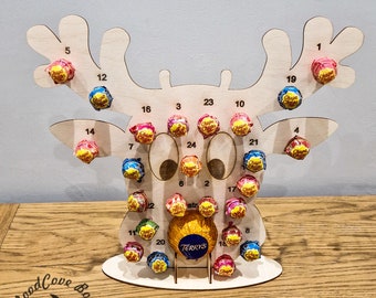 Advent Reindeer that fits Lollipops & Chocolate Orange