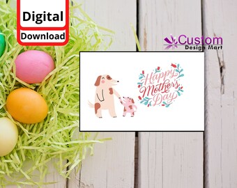 Printable Greeting Cards, Instant Download 7x5 inch card for Special Mothers Day, Mothers Day Cards to download, Card for Mothers Day 2022