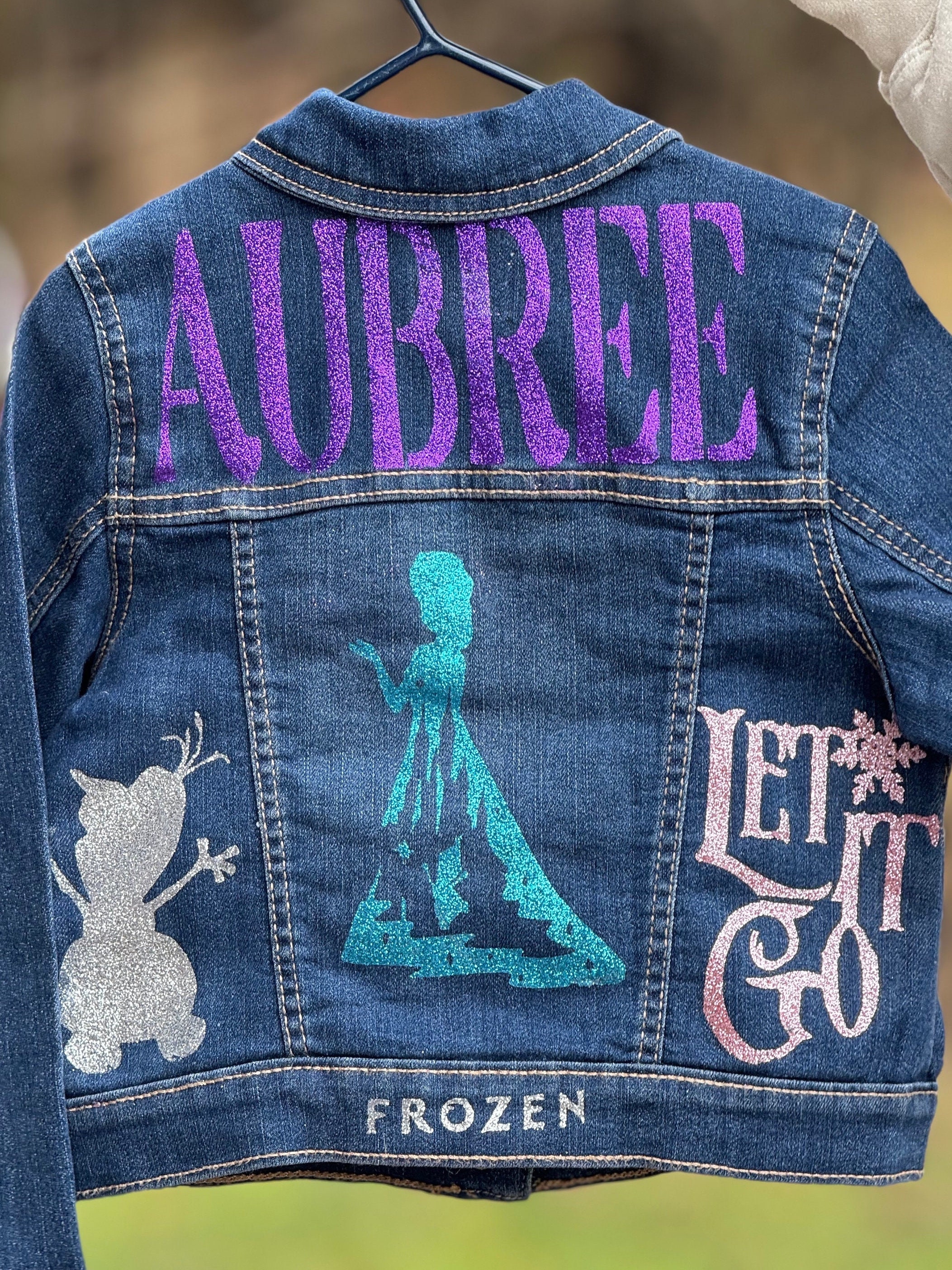 Frozen Jean Jacket - Etsy