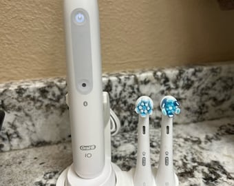 Oral B IO 3,4,5,6 Brush + Head Holder for oval / countertop organizer IO3,IO4,IO5,IO6
