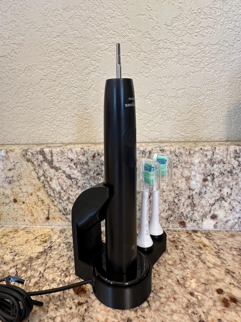 PHILIPS Sonicare 3100 Power Brush + Head Holder for Round Base ...