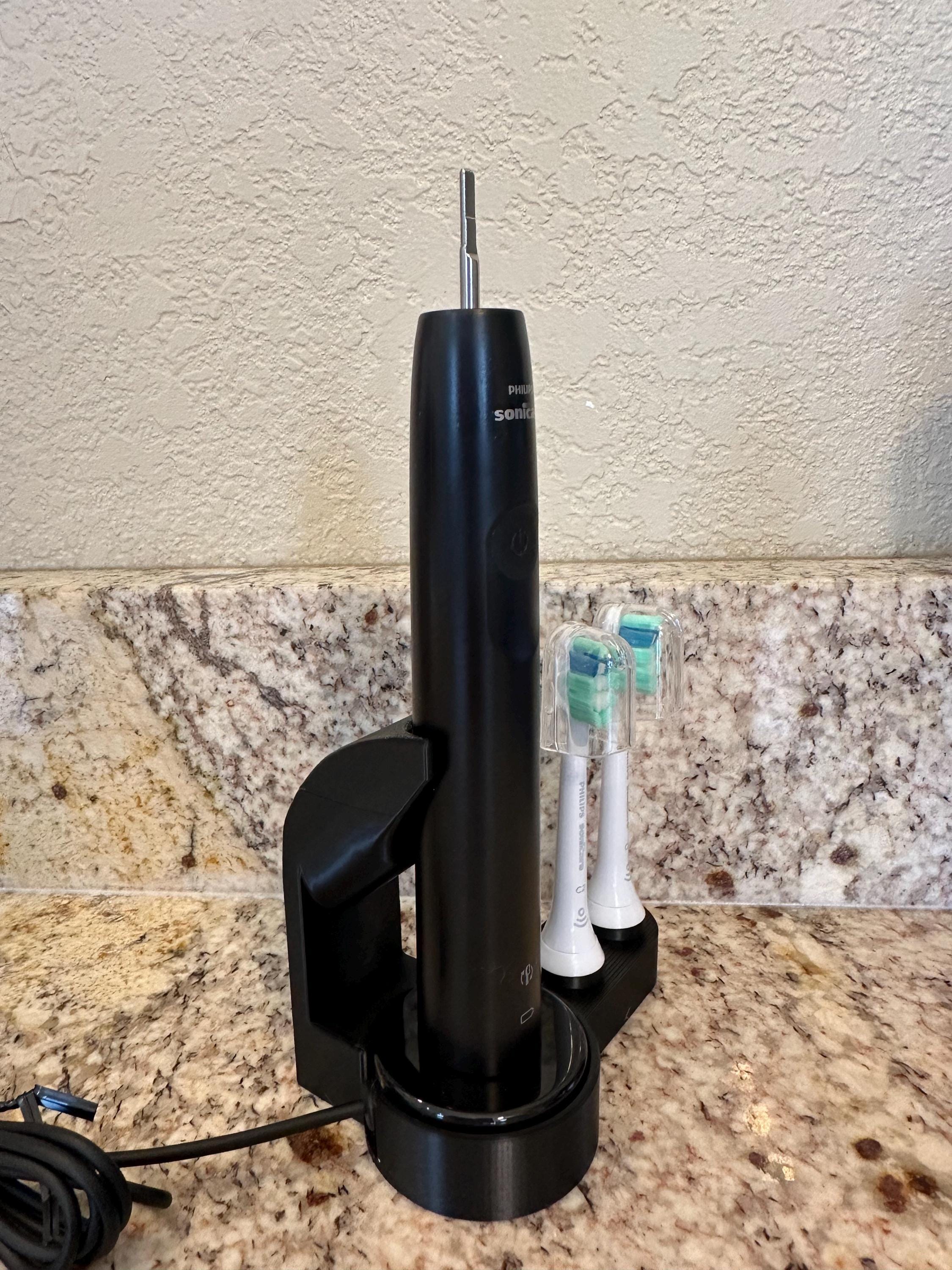 PHILIPS Sonicare 3100 Power Brush + Head Holder for Round Base ...