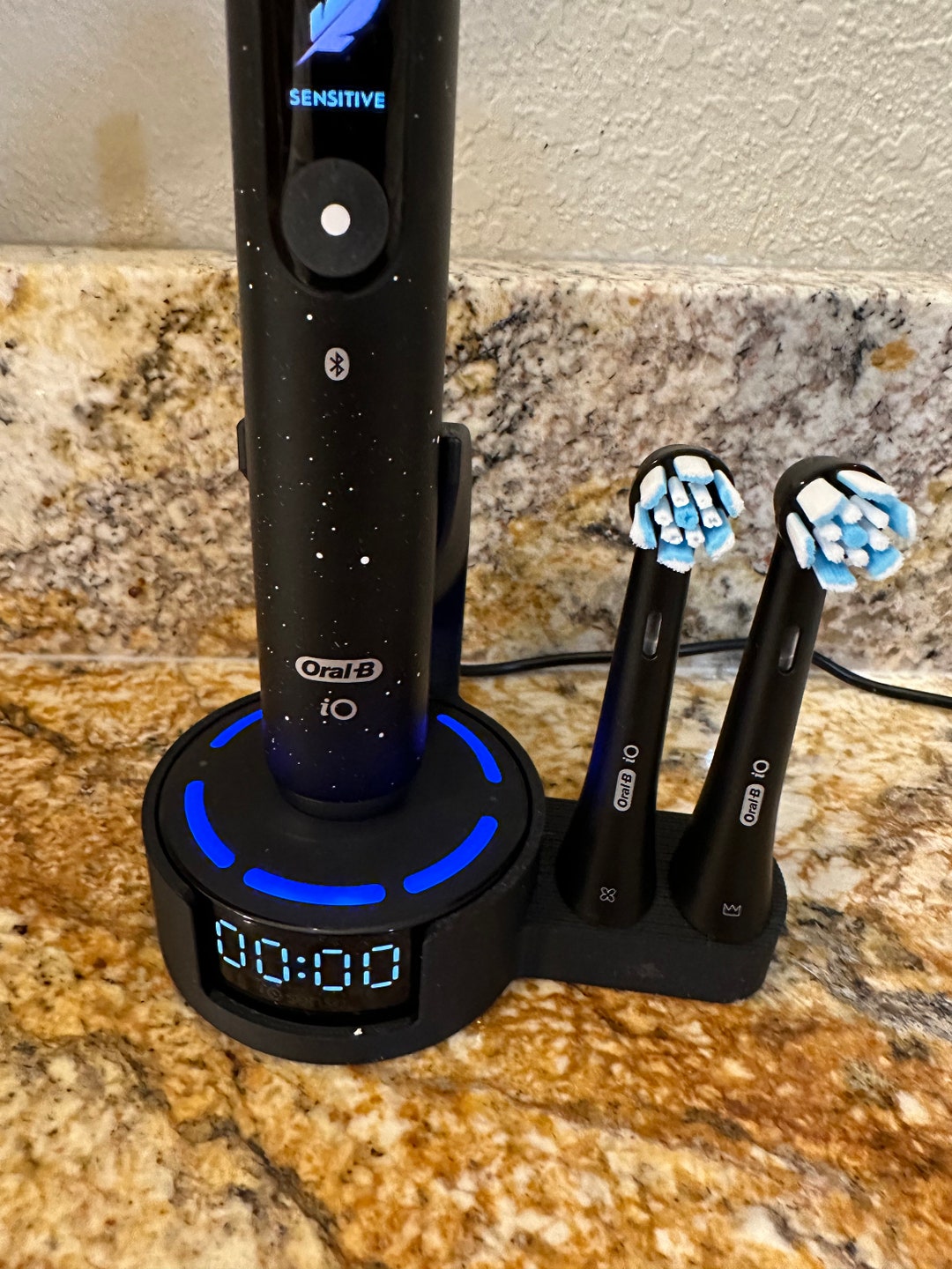 Oral B IO 10 Brush + Head Holder for Round Base / Countertop Organizer