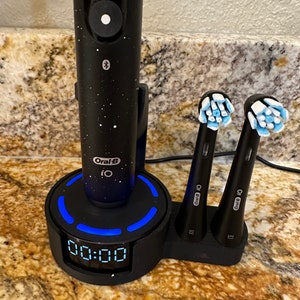 Oral B IO 10 Brush + Head Holder for round base / countertop organizer IO10