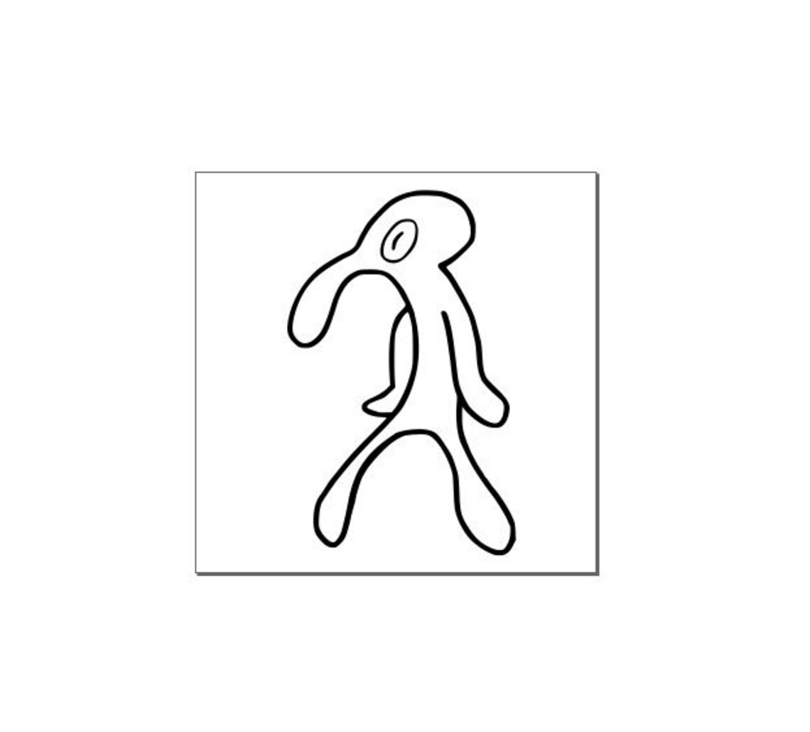 Squidward Art Outline Spongebob Squarepants Digital Download Embroidery